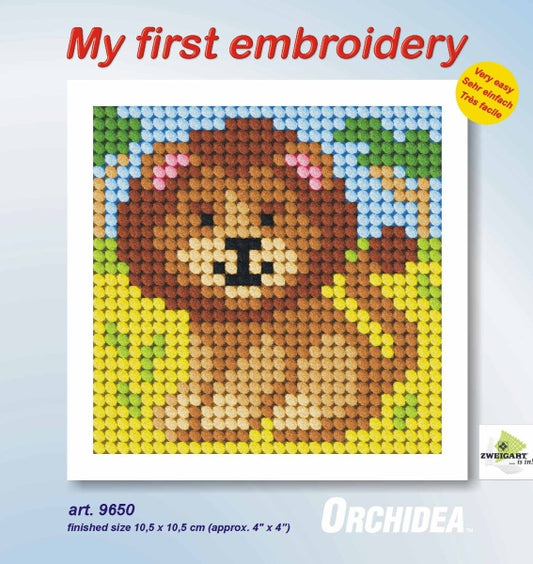 Embroidery Kit: Lion