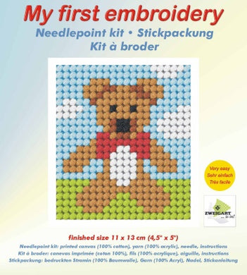 Embroidery Kit: Small Teddy