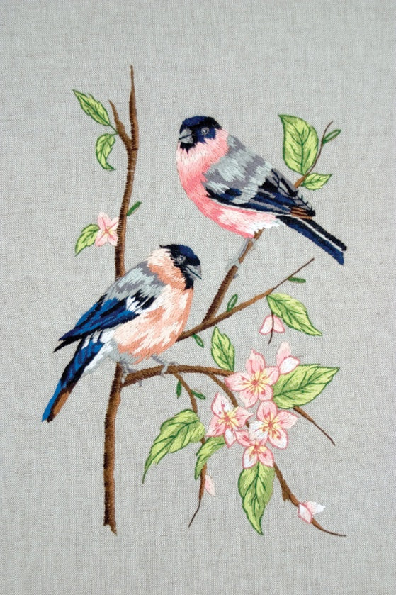 Anchor Embroidery Kit - Bullfinches