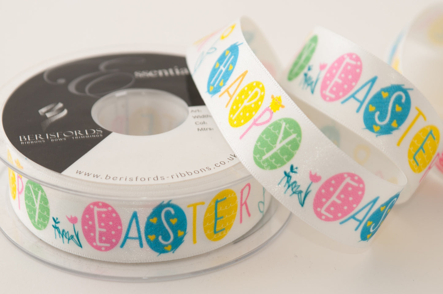 25mm Happy Easter Ribbon