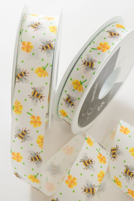 15mm busy Bee Ribbon