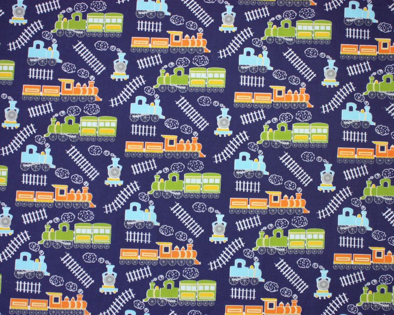 Trains Polycotton