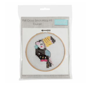 Felt Cross Stitch Kit - Toucan