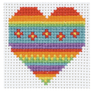 1st Counted Cross Stitch Kit - Heart
