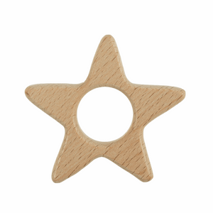 Wooden Craft Ring - Star