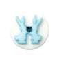 14mm Baby Blue Bunny Button