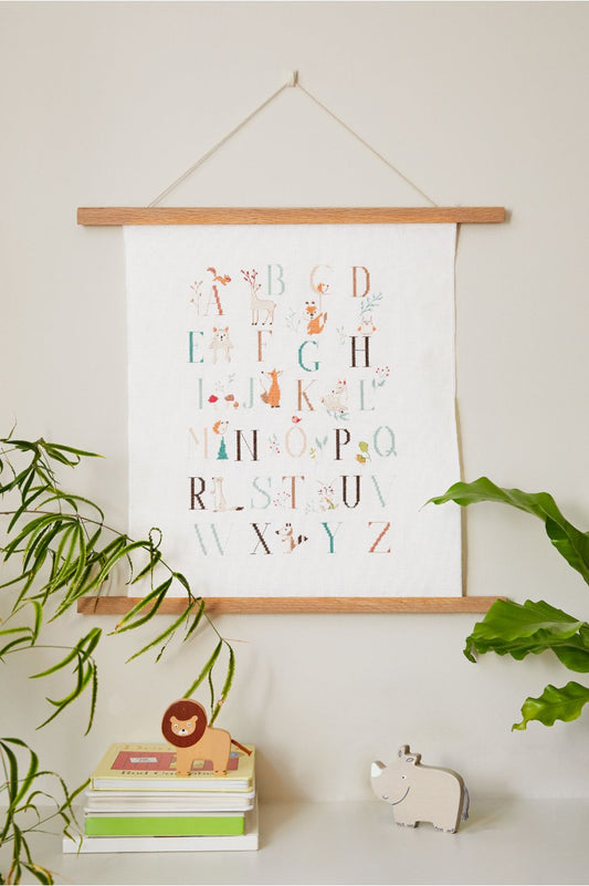 DMC Gift of Stitch - Animal Alphabet Cross Stitch Sampler Kit