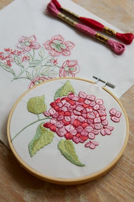 The Blissful Blooms Embroidery Kit - 2 Pack