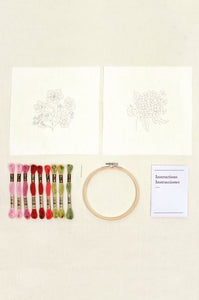 The Blissful Blooms Embroidery Kit - 2 Pack