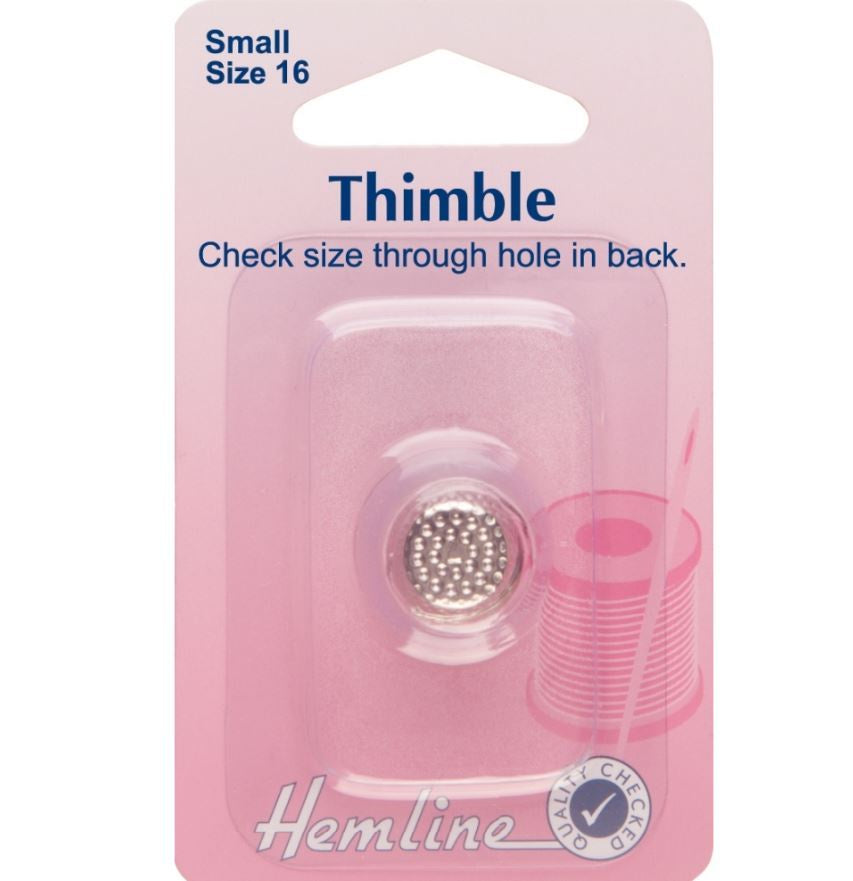 Hemline - Thimble: Metal - Size 16, Small