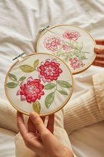 Load image into Gallery viewer, The Calming Carnations Embroidery Kit - 2 Pack