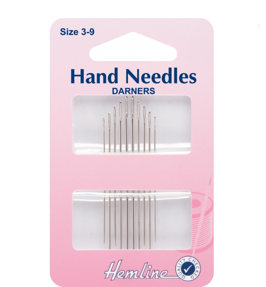 Hemline Darning Needles - Size 3-9