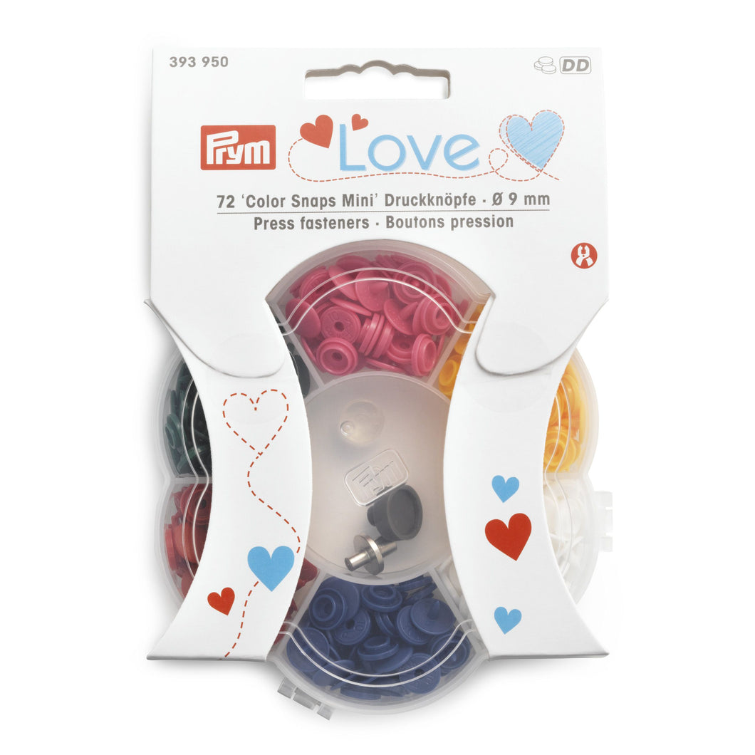 Prym Love - 9mm Colour Snap Variety Box