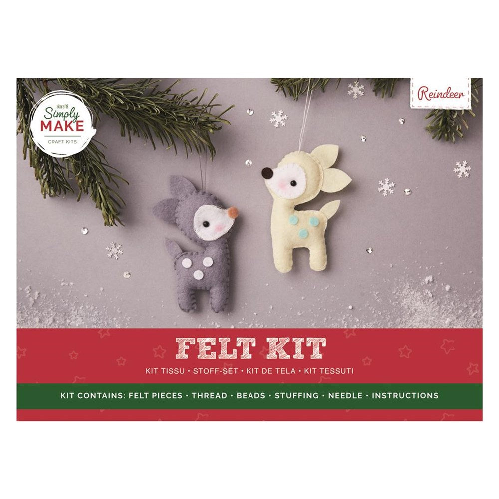 Felt Kit - Reindeer Pair