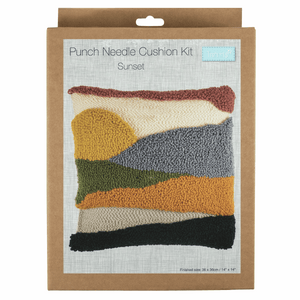 Punch Needle Cushion Kit - Sunset