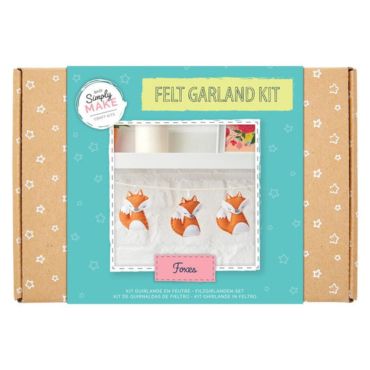 Felt Sewing Kit - Foxes