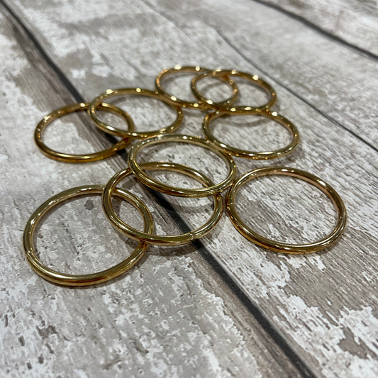 38mm Rings - Gold