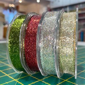 Sparkle Wired Ribbon - 15mm