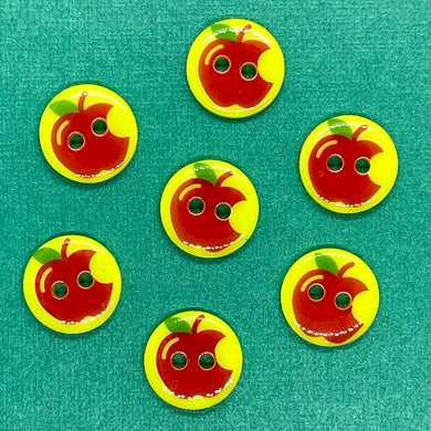 Children's Button 13mm - Apple