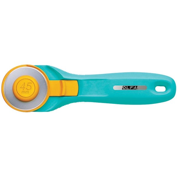 Olfa 45mm Rotary Cutter - Aqua