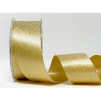 Load image into Gallery viewer, Bertie&#39;s Bows 38mm Sparkle Satin Ribbon (Red/Silver/Gold)