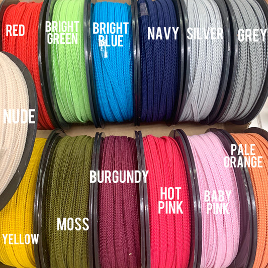 5mm Coloured Elastic