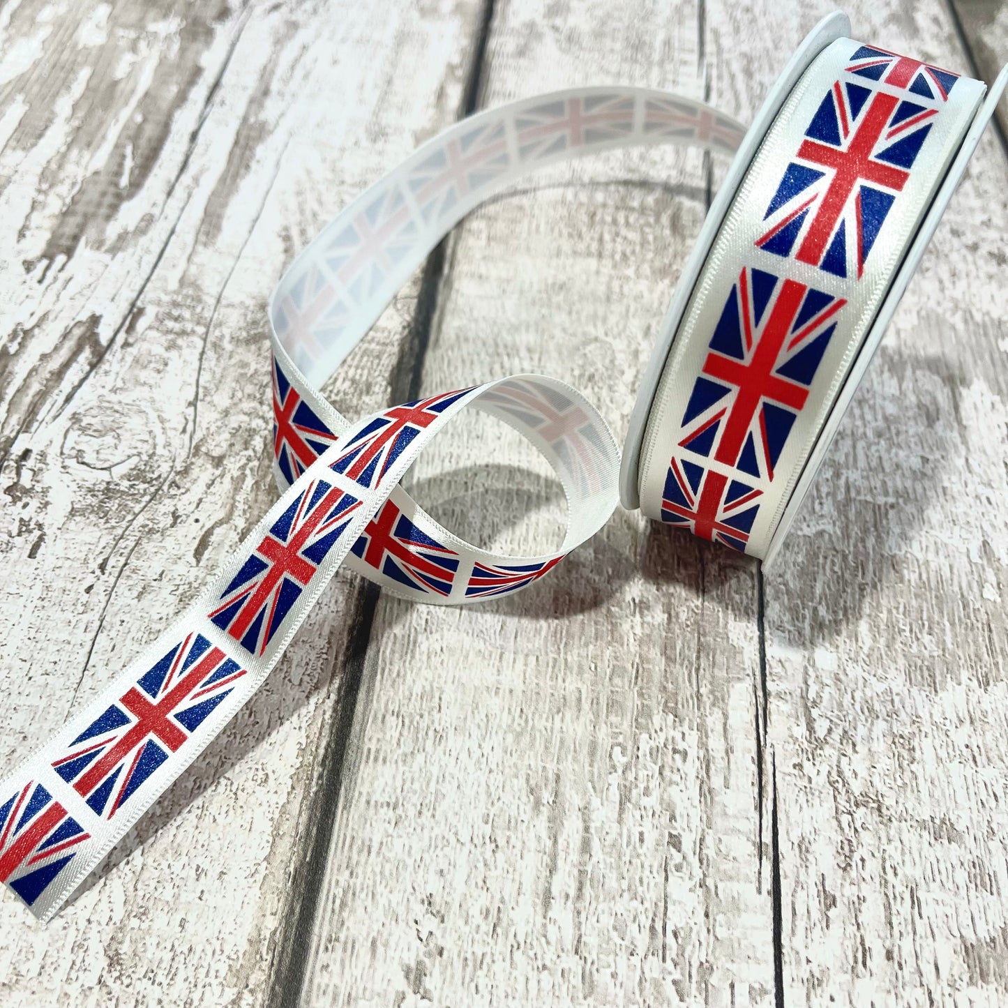 25mm Union Jack Printed Ribbon