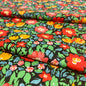 Sew Cool Black Flowers Cotton - 1.5m Wide