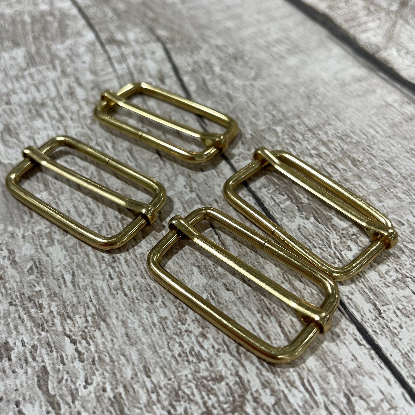 38mm Bag Slider - With Bar Gold