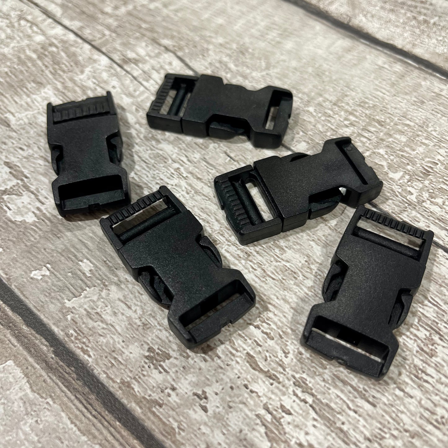 20mm Black Bum Bag Clips