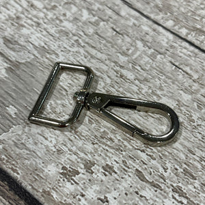 25mm Silver Square Based Swivel Clips