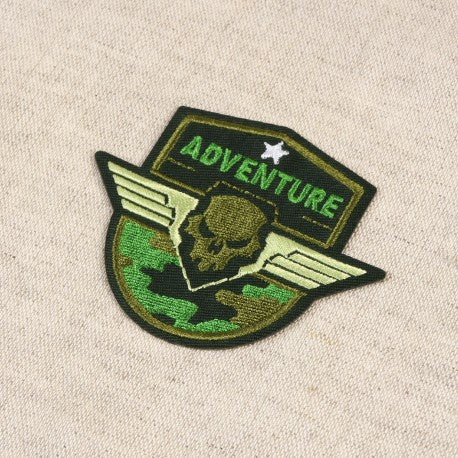 Green Adventure Badge Motif