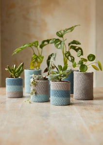 The Peaceful Plant Pots Crochet Kit