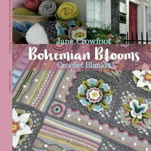 Jane Crowfoot - Bohemian Blooms Crochet Blanket Book