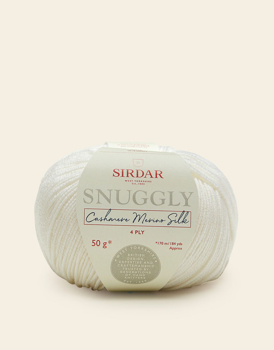 Sirdar Snuggly - Cashmere, Merino Silk 4 ply