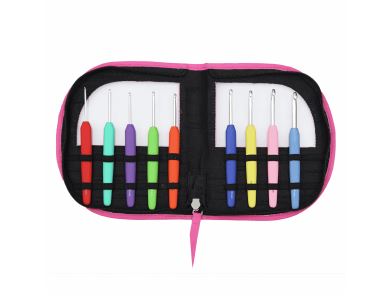 Waves Crochet Hook Set - Pink