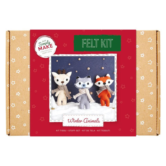 Felt Sewing Kit - Winter Animals